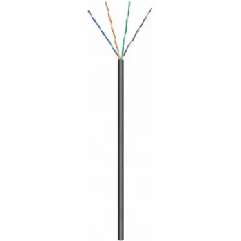DSIT CAT6 U/UTP 50 m kültéri hálózati kábel fekete CCA (DC-OUT-UTP6CCA-50S)