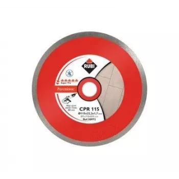 RUBI DIAL DIAM. CPR 115 SUPERPRO gyémánt vágótárcsa folytonos peremmel porcelánhoz és kőhöz