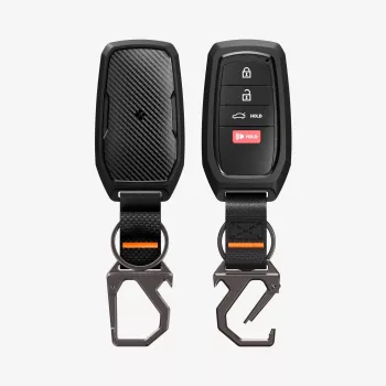SPIGEN TK100 Toyota kulcstartó tok fekete
