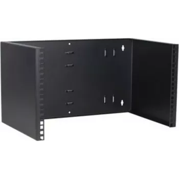 DSIT 6U 19 inch fali fix keret, 300 mm mély, fekete (DS-WMB6-M)