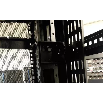 DSIT függőleges kábelmenedzsment panel 18U 30cm széles fekete (DS-CABLETRAY-18U-30)