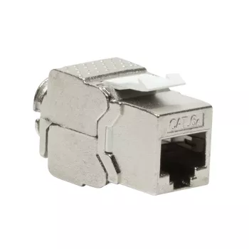 DSIT CAT6a STP keystone jack szerszám nélküli RJ45 modul