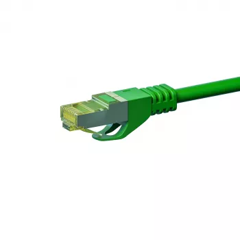 DSIT Cat.7 S/FTP hálózati patchkábel, RJ45, 10 m, zöld