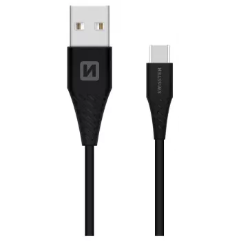 Swissten USB-A - USB-C 3.1 Gen 1 kábel 1,5 m fekete