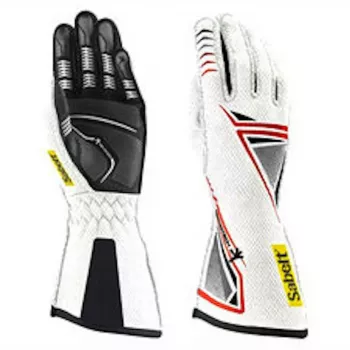 Sabelt G39 Sim Racing Gloves - Size XL, White