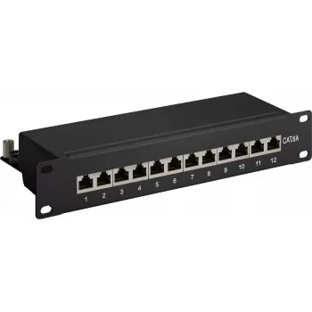 DSIT DS-10Patch6a-12STP 10 inch 12 portos STP CAT 6a patchpanel