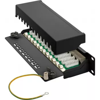 DSIT DS-10Patch6a-12STP 10 inch 12 portos STP CAT 6a patchpanel
