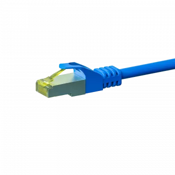 DSIT Cat.7 S/FTP PiMF RJ45 patch kábel, 0,5 m, kék