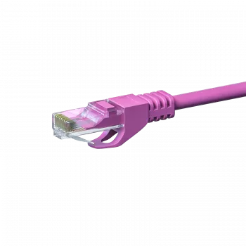 DSIT DC-C69-015 CAT6 U/UTP hálózati kábel, 1,5 m, rózsaszín, CCA