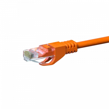 DSIT CAT5e U/UTP hálózati patch kábel, 0,25 m, narancssárga, 100% réz, RJ45