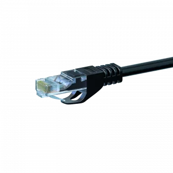 DSIT CAT5e U/UTP hálózati patch kábel, 2 m, fekete, 100% réz (DC-50-020)