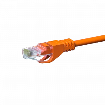 DSIT CAT 5e U/UTP hálózati patchkábel, 3 m, narancssárga, CCA, RJ45, Gigabit Ethernet