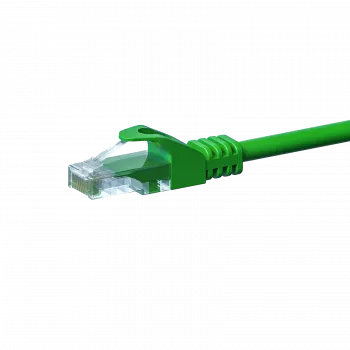 DSIT CAT 5e U/UTP hálózati patchkábel, 10 m, zöld, CCA, RJ45, 1 Gbit/s