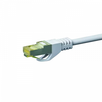 DSIT RJ45 hálózati kábel S/FTP PiMF CAT 7 nyers kábellel, 5 m, fehér (DC-72-050)