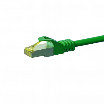 DSIT RJ45 hálózati kábel S/FTP PiMF CAT 7 nyers kábellel, 5 m, zöld (DC-73-050)