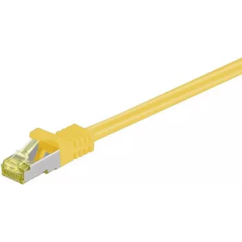 DSIT RJ45 hálózati kábel S/FTP (PiMF) Cat.7 kábel, sárga, 7,5 m (DC-77-075)