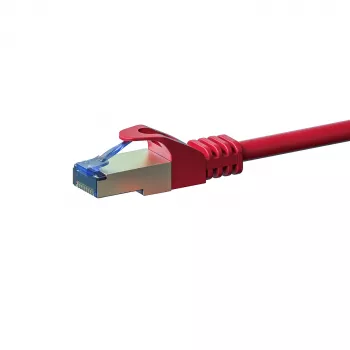 DSIT CAT 6a S/FTP LSOH hálózati patchkábel, 0,5 m, piros