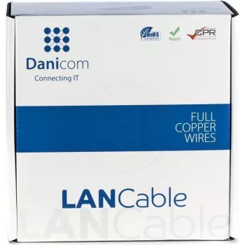 DSIT DANICOM CAT6 FTP 100 m PVC kábel (Fca) - DC-FTP6-100-FCA