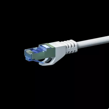 DSIT CAT 6a S/FTP LSOH hálózati patchkábel, 1 m, fehér (DC-6A2-010)