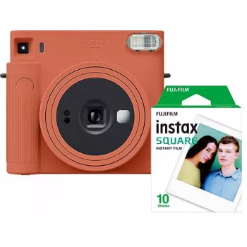 Fujifilm Instax Square SQ1 azonnali fényképezőgép, terrakotta-narancs, filmmel (70100148679)