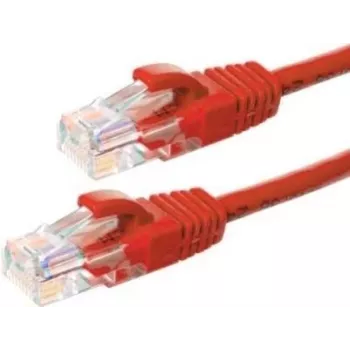 DSIT CAT6 hálózati kábel 100% réz U/UTP 5m piros (DC-65-050)