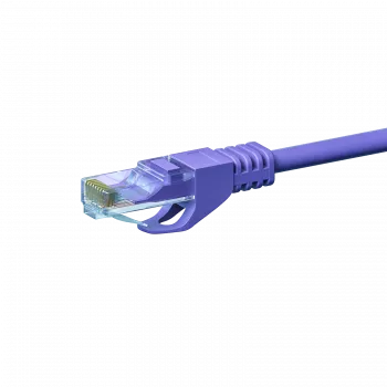 DSIT CAT 6 U/UTP hálózati kábel, 2 m, lila, CCA, RJ45, 1 Gbit/s