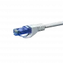 DSIT UTP CAT6a patch kábel, 2 m, fehér – 100% réz, DC-U6A2-002