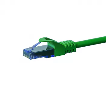 DSIT CAT6a U/UTP hálózati patch kábel, 100% réz, 30 m, zöld