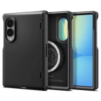Spigen Slim Armor Pro Mag MagSafe tok Samsung Galaxy Z Fold8-hoz, fekete