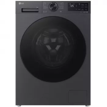 LG F4WX709YB 9kg Front Load Washing Machine with AI DD™, Steam™, Wi-Fi, Graphite