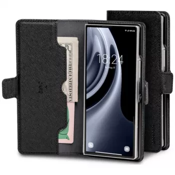 Mercury Premium Wallet Diary tok Samsung Galaxy Z Fold8 Ultra készülékhez - fekete