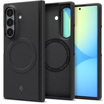 Spigen AirSkin Aramid MagSafe tok Samsung Galaxy Z Fold 8 Ultra készülékhez - matt fekete