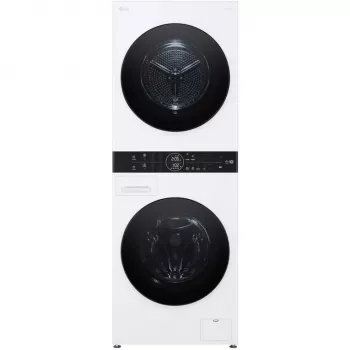 LG WashTower WT1210WWF WiFi-képes 12 kg mosó-szárítógép hőszivattyúval, fehér