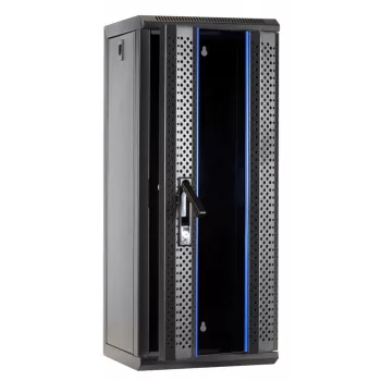 DSIT DS10-3315 15U 10 inch Wall-Mount Server Rack Cabinet with Glass Door, 312x310x752 mm, Black