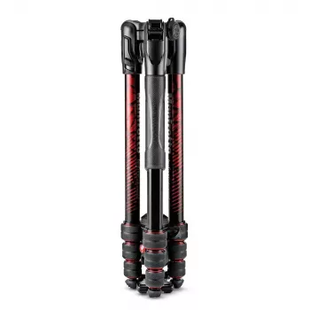 Manfrotto MKBFRTA4RD-BH Befree 4 szegmenses alumínium utazóállvány gömbfejjel, piros