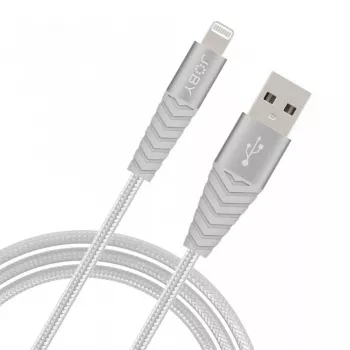 Joby töltő- és szinkronizáló kábel Lightning, 1,2 m, ezüst (JB01814-BWW)