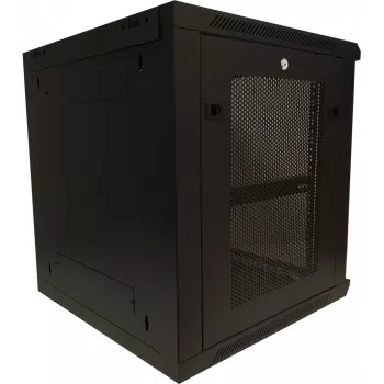 DSIT 12U 19 inch Wall-Mount Server Cabinet with Glass Door and Perforated Side Panels 600x600x635 mm (DS6612ZP)