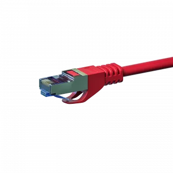 DSIT CAT 6a hálózati kábel LSOH - S/FTP - 1 méter - piros (DC-6A5-010)