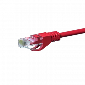 DSIT CAT5e U/UTP hálózati patch kábel, 7 m, piros, 100% réz (DC-55-075)