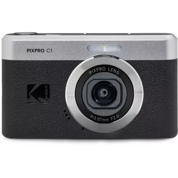 KODAK PixPro C1 fekete kompakt digitális fényképezőgép 16GB SDHC-kártyával