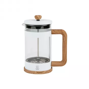 Leopold Vienna Franca French Press kávé- és teafőző, 600 ml, fehér