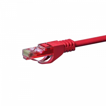 DSIT CAT6 hálózati kábel 100% réz - U/UTP - 3 méter - piros (DC-65-030)