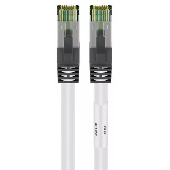 DSIT RJ45 hálózati kábel S/FTP PiMF CAT 8 kábel fehér 3 m