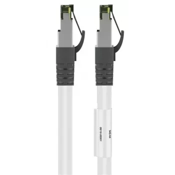 DSIT RJ45 hálózati kábel S/FTP PiMF CAT 8 kábel fehér 3 m