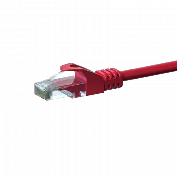 DSIT DC-C65-075 CAT6 U/UTP hálózati kábel, 7,5 m, piros, CCA