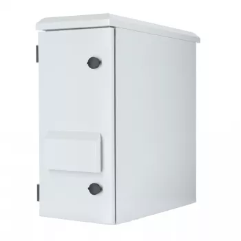 DSIT DS5606WP 6U 19 inch kültéri fali szerver-szekrény IP55, függőleges, világosszürke