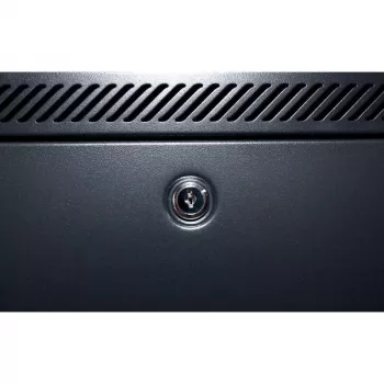 DSIT 18U Wall-Mount Server Cabinet with Metal Door, 600x450x900 mm, Black