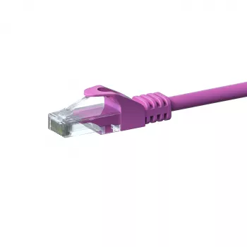 DSIT CAT 6 hálózati kábel U/UTP - 15 méter - rózsaszín - CCA (DC-C69-150)