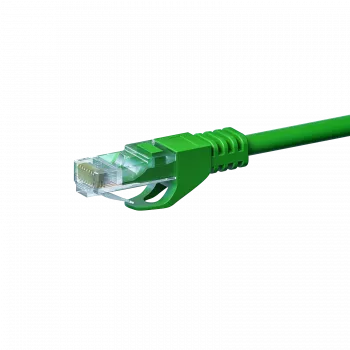 DSIT CAT5e U/UTP hálózati patch kábel, 3 m, zöld, 100% réz