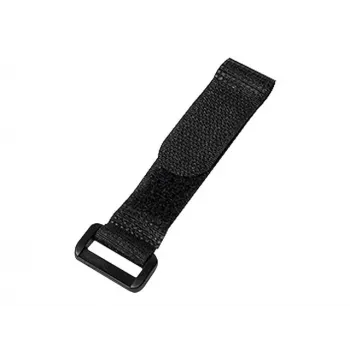 DSIT újrafelhasználható tépőzáras kábelkötegelő, fekete, 150 mm, 1 csomag